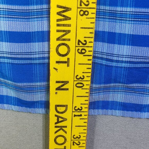 Cabela's Outfitter series button down shirt men's size 2XL light & dark blue - Picture 9 of 9